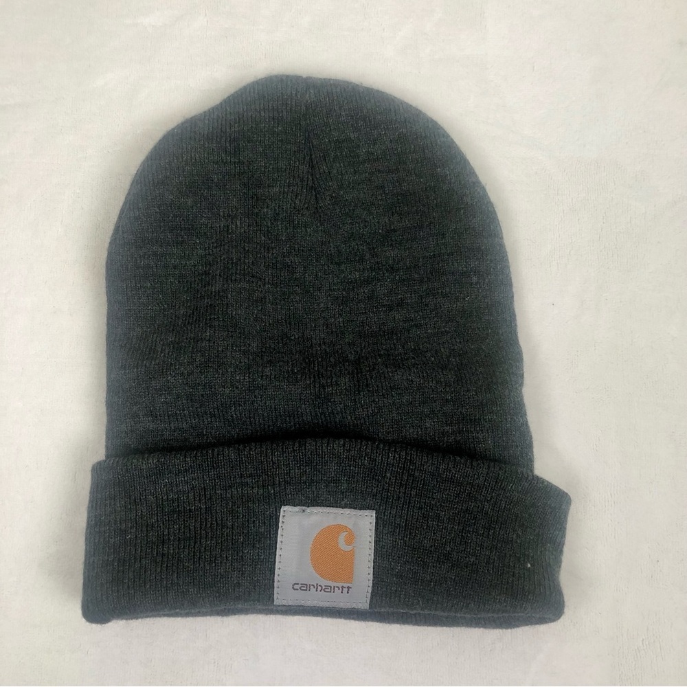 Carharrt Tobaggan Acrylic Knit Hat Beanie Logo